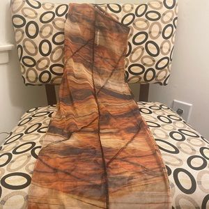 Mesh one shoulder maxi dress